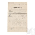 [JUDAICA] 2WW/Occupation Order To Lodz Ghetto - 1941. - Lodz/Litzmannstadt