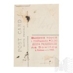 II RP Pocztówka Budowa Kopca Józefa Piłsudskiego - Kraków 1935