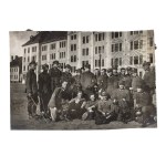 II RP Photograph of Polish Army Officers Fencing Competition - Cross of Valor, Officer Cadet School, Rogatywka , Torun Barracks Sobieski Street.
