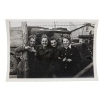 PSZnZ Press Photo Liberation of Oberlangen Camp - Home Army/1 Armored Division/Warsaw Uprising.