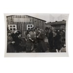 PSZnZ Press Photo Liberation of Oberlangen Camp - Home Army/1 Armored Division/Warsaw Uprising.