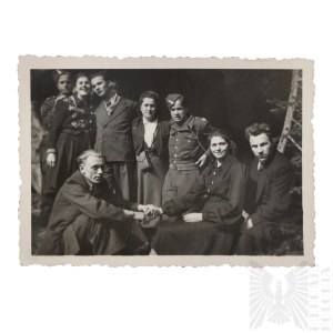 PRL Fotografia Członków Organizacji Służba Polsce - Pas Brytyjski P37