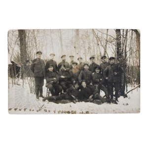 Cesarstwo Niemieckie Fotografia Grupowa Żołnierzy