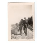 III Rzesza Romantyczne Fotografie Żołnierza Wehrmachtu z Dziewczyną