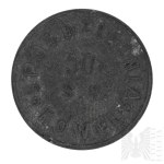 II RP Żeton 20 Groszy Spółdzielnia 50 Pułk Strzelców Kresowych - Kowel