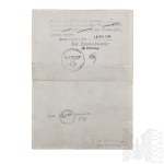 II RP/2WŚ Zestaw Fotografii i Dokumentów - Oflag VIIA Murnau / Strzelecka Warszawa