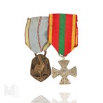 PSZnZ Szpanga Odznaczeń Po Żołnierzu 1 Dywizji Pancernej - Złoty Krzyż Zasługi (Picchiani Barlacchi) , Medal Wojska, Krzyż 1 Dywizji Pancernej - Władysław Wolański