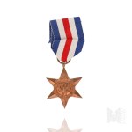 PSZnZ Szpanga Odznaczeń Po Żołnierzu 1 Dywizji Pancernej - Złoty Krzyż Zasługi (Picchiani Barlacchi) , Medal Wojska, Krzyż 1 Dywizji Pancernej - Władysław Wolański