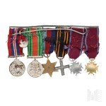 PSZnZ Spangled Miniature Decoration After Soldier of the 1st Armored Division - Gold Cross of Merit, Army Medal, Cross of the 1st Armored Division - Wladyslaw Wolanski