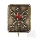 PSZnZ Rare Badge of the Polish Red Cross Jerusalem 1941 - PCK