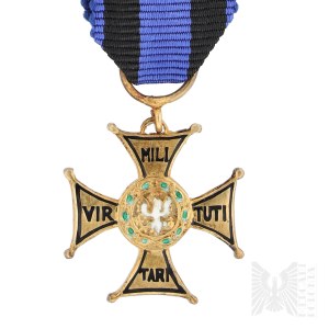 PSZnZ Miniatura Złotego Krzyża Virtuti Militari IV Klasy - Spink & Son