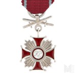 PSZnZ Miniature Silver Cross of Merit with Swords - Spink & Son