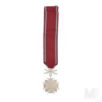 PSZnZ Miniatura Srebrny Krzyż Zasługi z Mieczami - Spink & Son