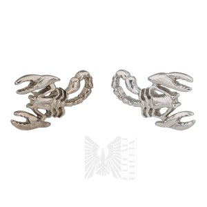 PSZnZ/Emigracja Para Oznak Kołnierzowych Pułku 4 Pancernego Skorpion Białkiewicz