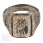 [SILVER] PSZnZ Commemorative Signet Iran 1943