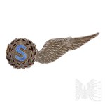 [SILVER] PSZnZ/UK Brooch Sweetheart RAF Connectors.