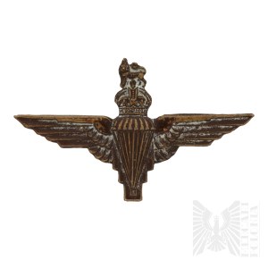 Wielka Brytania/2WŚ Oficerska Odznaka Kołnierzowa Spadochronowa Firmin