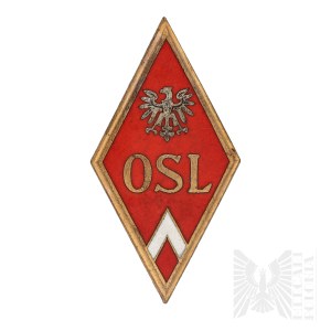 PRL Oficerska Szkoła Lotnictwa Odznaka Oficerska Szkoła Lotnicza OSL