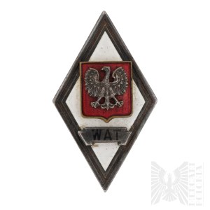 PRL Odznaka Absolwenta WAT Wojskowa Akademia Techniczna
