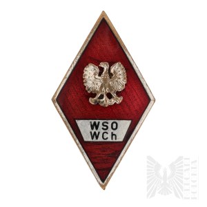 PRL Odznaka Absolwenta WSOWCh Wyższa Szkoła Oficerska Wojsk Chemicznych
