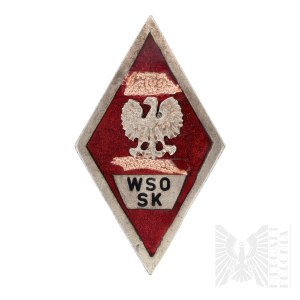 PRL Odznaka Absolwenta WSOSK Wyższa Szkoła Oficerska Służb Kwatermistrzowskich