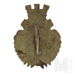 PRL Badge of a Motorist/Tram Driver Warsaw - Mermaid