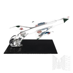 PRL Statuetka Samolotu MiG-21 - Szachownica, Lotnictwo