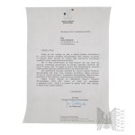 III RP Zestaw Pamiątek Kombatanckich Powstaniec Warszawski Jerzy Jeżewski - Armia Krajowa