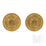 Austro-Hungarian Clerical Buttons - Austrian Eagle
