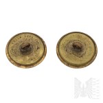 Austro-Hungarian Clerical Buttons - Austrian Eagle