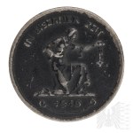 German Empire Medal In Eiserner Zeit 1916 "Gold I gave for Armaments, and Steel I accepted with Honor."