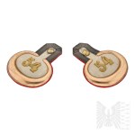 German Empire Pair of epaulettes for a Second Lieutenant