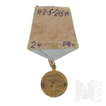 Carska Rosja Medal z Okazji 200. Rocznicy Bitwy Morskiej Pod Gangut 1914 - Wersja Oficerska