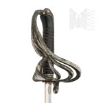 XIX Wiek Szabla “Hallerówka” Oficera Piechoty wz.1881 - Ślady Po Odłamkach