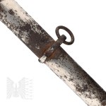 XIX Wiek Szabla “Hallerówka” Oficera Piechoty wz.1881 - Ślady Po Odłamkach