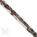 XIX Wiek Szabla “Hallerówka” Oficera Piechoty wz.1881 - Ślady Po Odłamkach