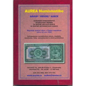 Num.catalogues, AUREA: Coins and medals - Czechoslovakia, Czech and Slovak republic