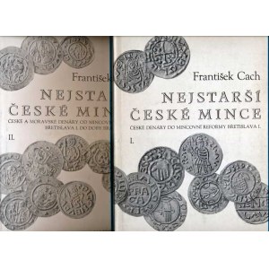 Num.catalogues, Cach F.: The Oldest Czech Coins 1. - 4. volumes 4 volumes