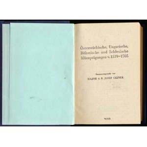 Num.catalogues, Cejnek J.: Österreichische, Ungarische, Böhmische und Schlesische