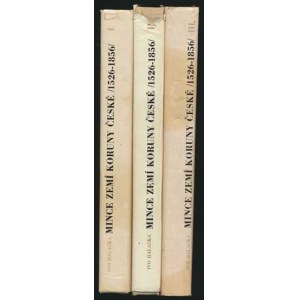 Num.catalogues, Halačka I.: Coins of the Czech Crown Countries I. - III. vol. bound