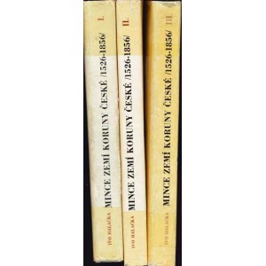 Num.catalogues, Halačka I.: Coins of the Czech Crown Countries I. - III. vol. bound