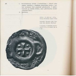 Num.catalogues, Hásková J.: Cheb coins from the 12th and 13th centuries, 1972