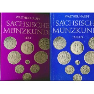 Num.katalogy, Haupt Walther: Sächsische Münzkunde - 1. Text (301 stran)