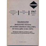 Num.spisy, Sakařová-Malá A.: Jáchymov Mint since the introduction of goldsmith