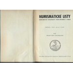 Magazines, Numismatic letters NSČS roč. I. (1945-46), and II. (1947) "RR"