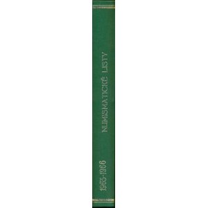 Magazines, Numismatic letters vol.: 1965, 1966 bound in 1 volume with gold