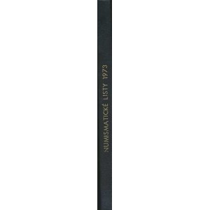 Magazines, Numismatic letters vol.: 1973 bound, with gold printing on the spine
