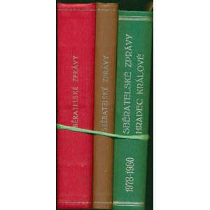 Magazines, Collectors' Reports H.Králové No. 2 - 30 +attachments bound in 3 pcs