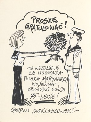 Gwidon MIKLASZEWSKI (1912-1999), 75 - lecie Polskiej Marynarki Wojennej