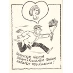 Gwidon MIKLASZEWSKI (1912-1999), WSZYSTKIM NASZYM DROGIM I KOCHANYM PANIOM NAJLEPSZE DZIŚ ŻYCZENIA!